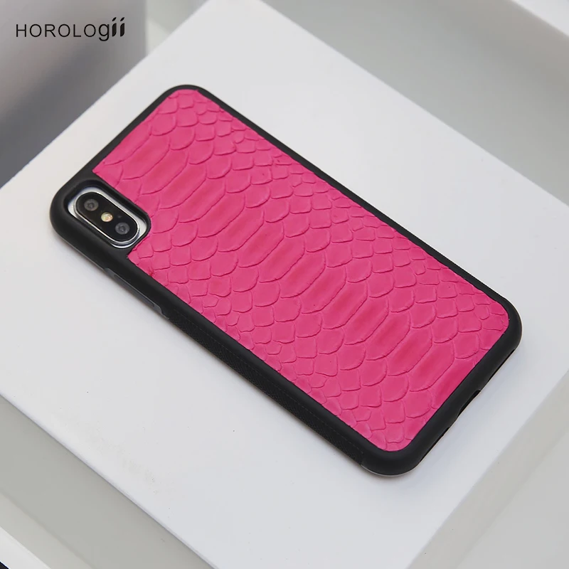 Horologii, дизайн, чехол из змеиной кожи для iphone 11 Pro Max, чехол s X MAX, кожаный чехол для индивидуального заказа, Прямая поставка