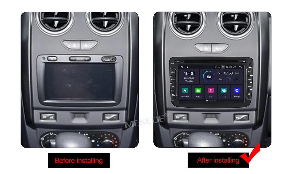 Ips DSP Android 9,0 4+ 64G Автомобильный мультимедийный dvd-плеер для Renault Duster DACIA sandero Captur Lada Xray 2 Logan 2 wifi BT