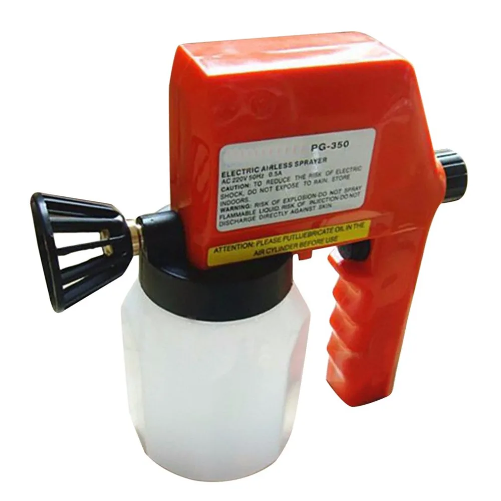 Airless Paint Sprayer Pg-350 75W Electric Spray Gun 600ml 220V Household DIY Hand Sparay EU Plug | Инструменты