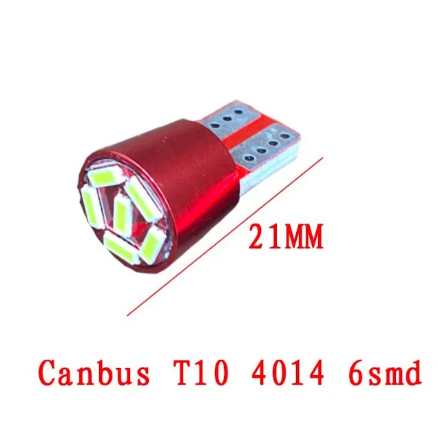 DC 12V T10 4014 6SMD Подсветка номерного знака огни инструмент для мотоцикла автомобиля