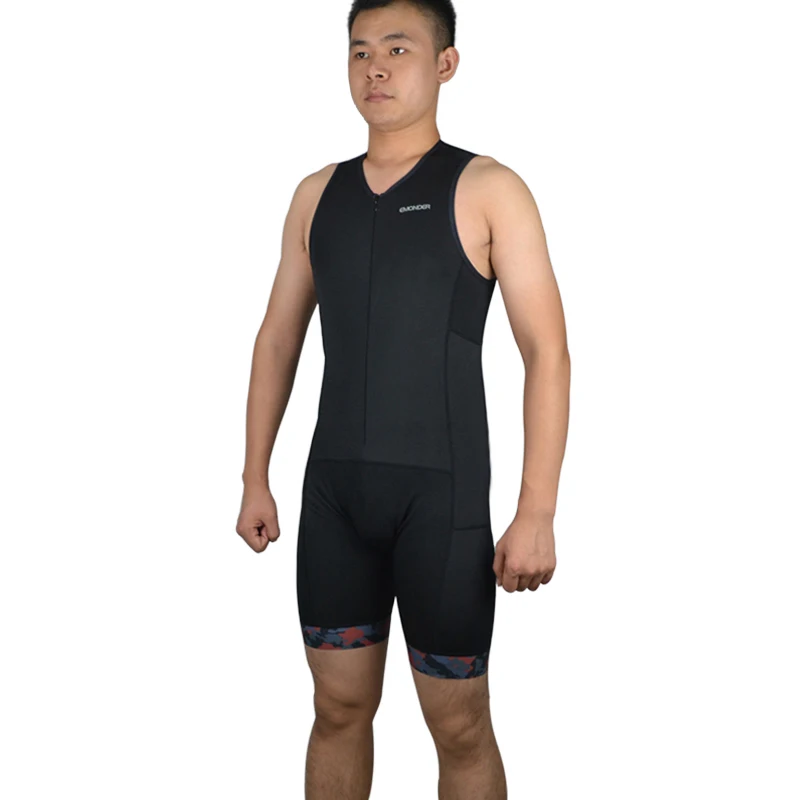 Pro Team триатлон костюм для мужчин Велоспорт Джерси Skinsuit комбинезон Майо Одежда