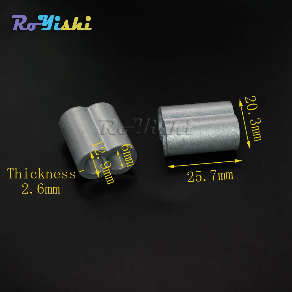 Алюминиевые щипцы для кабеля 10 шт./упак. 6 мм | Дом и сад