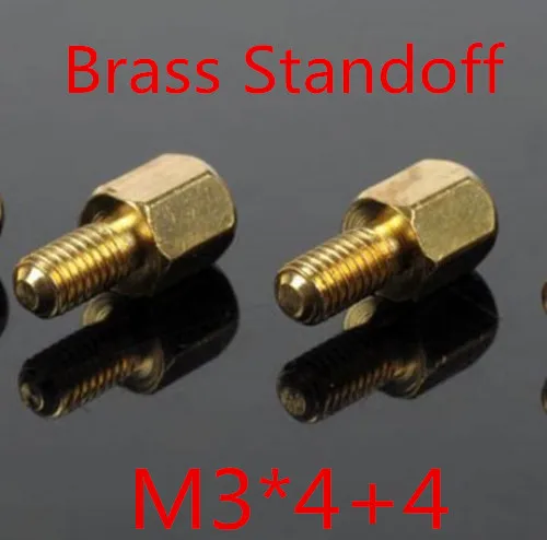 

200 шт. M3 * 4 + 4 M3 x 4 штырь-гнездо для материнской платы