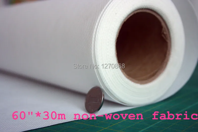 

60"*30m wide format printing Non-woven fabric as photographic background