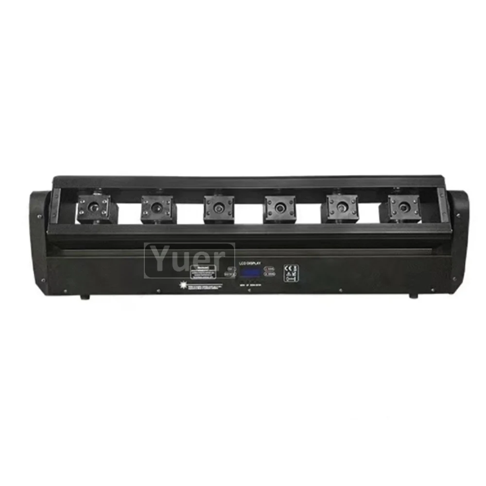 Новинка 6 глаз движущаяся головка Лазерное освещение DMX512 управление звуком