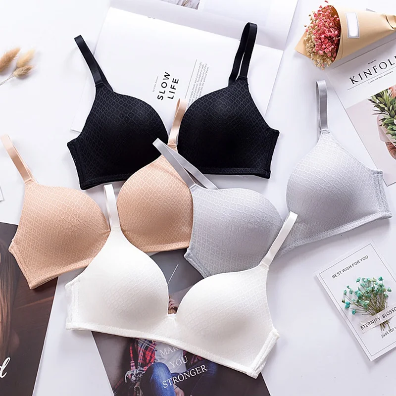 Breathable Thin Soft B Cup Bra Intimates 2018 Wire Free Basic Sexy Lingerie Women Underwear Seamless Sleep Brassiere | Женская одежда