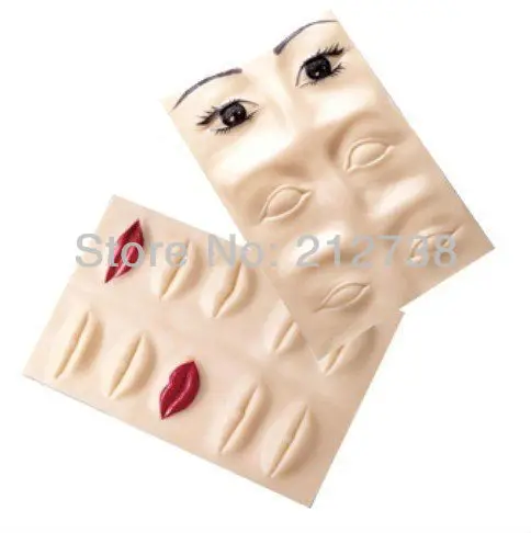Бесплатная доставка тренировочная кожа для татуировок 3D Кожа бровей 3d 5
