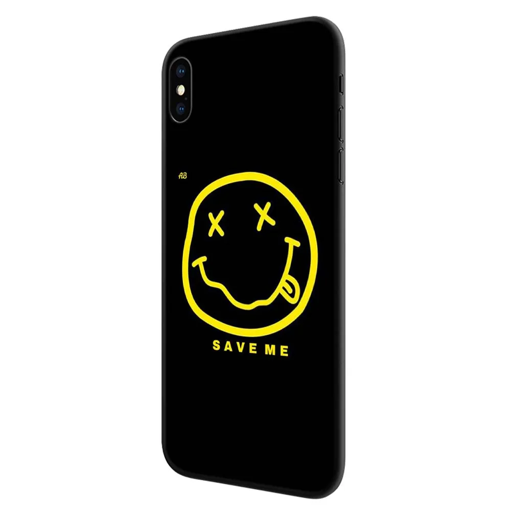 Мягкий чехол Lavaza Nirvana Band для Apple iPhone 6 6S 7 8 Plus 5 5S SE X XS MAX XR TPU | Мобильные телефоны и
