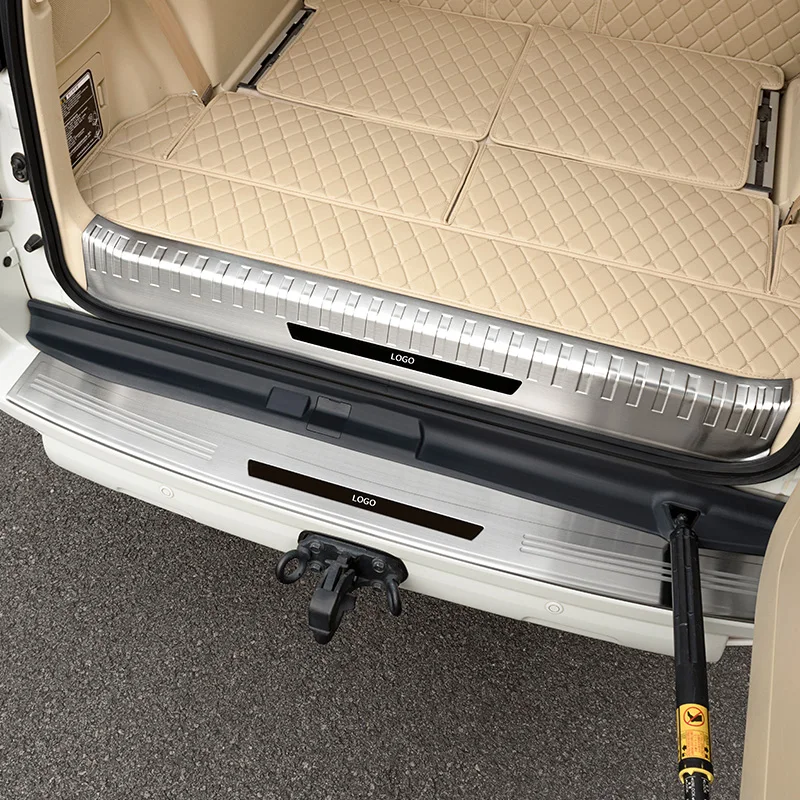 Для Land Cruiser Prado FJ150 150 2010- защита заднего бампера задний багажник защита порога Накладка