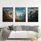 Фотография в национальном парке Yosemite, с изображением леса, пейзаж, настенная живопись, картины для гостиной, домашний декор стен