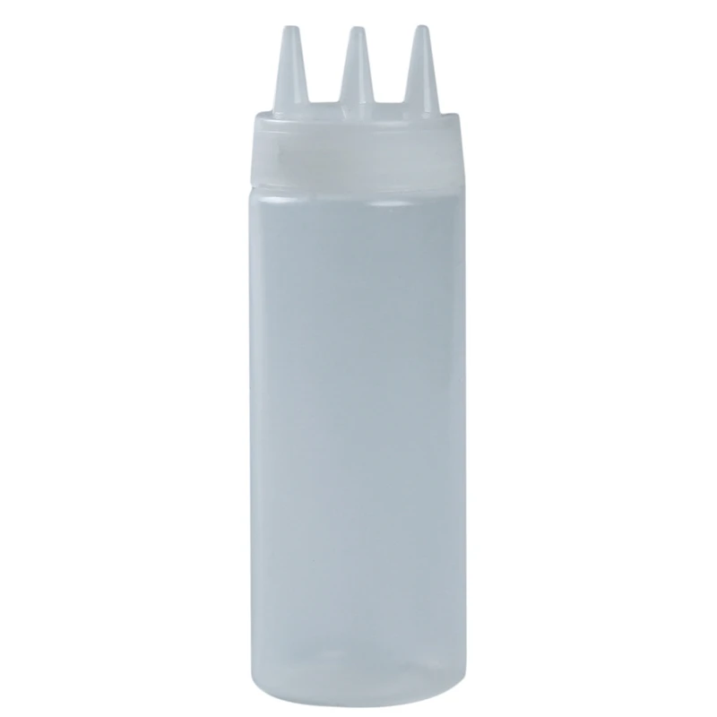 3 Hole Squeeze Bottle Condiment Mustard Dispenser Sauce Vinegar Ketchup Gravy Cruet Kitchen Gadgets Plastic Oil Bottles | Дом и сад