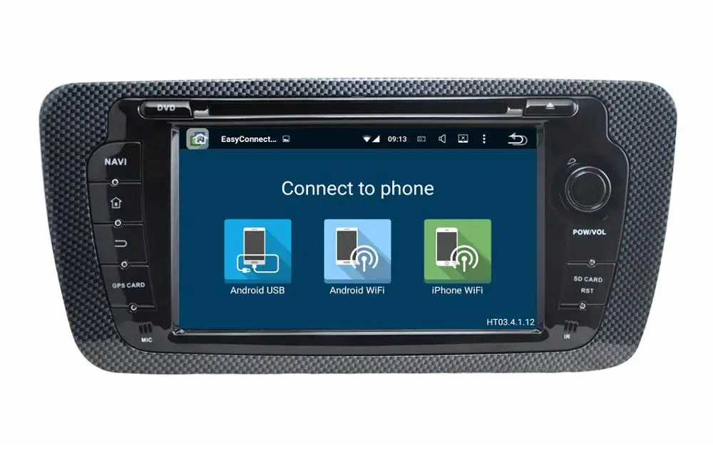 7 &quotвстроенный динамик Android5.1 автомобиль video player Для Seat IBIZA 2013 с Радио GPS 3 Г Wi Fi Bluetooth