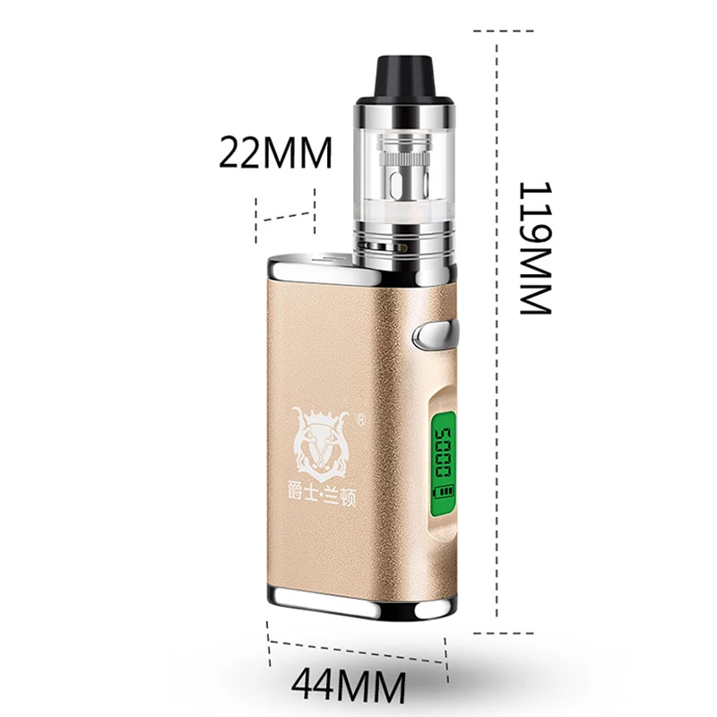 

SUB TWO Original 80w Vape Kit Built-in 2200mAh Battery 2.5ml Atomizer Electronic Cigarette Huge Vaporizer Vape Electronic Hookah