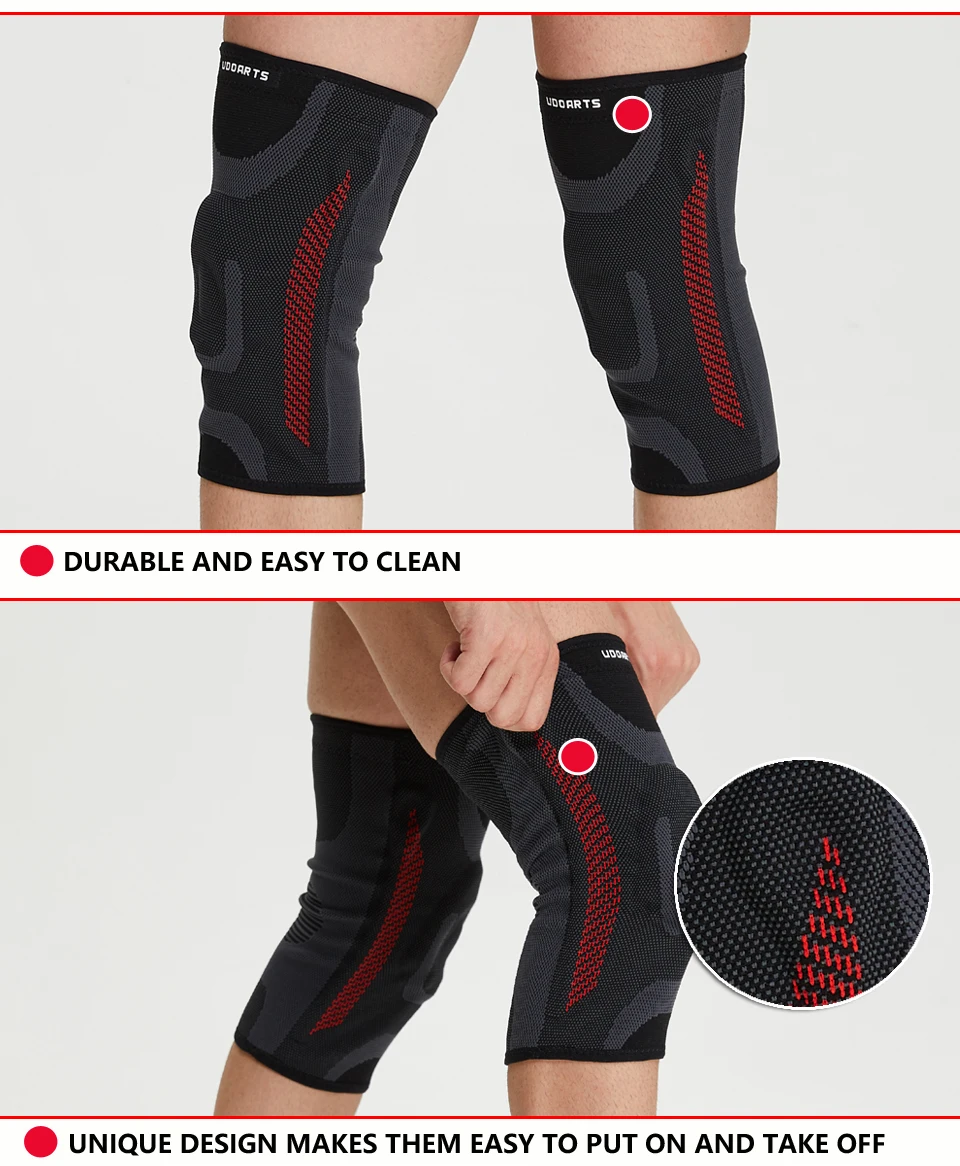 Udoarts спортивный наколенник компрессионный рукав Поддержка(1 шт