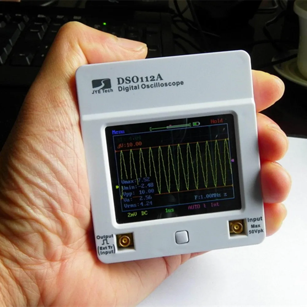 Портативный цифровой осциллограф Osciloscopio DSO 112A TFT 2 МГц 5 МБ/с|dso 112a|digital oscilloscope usbmini