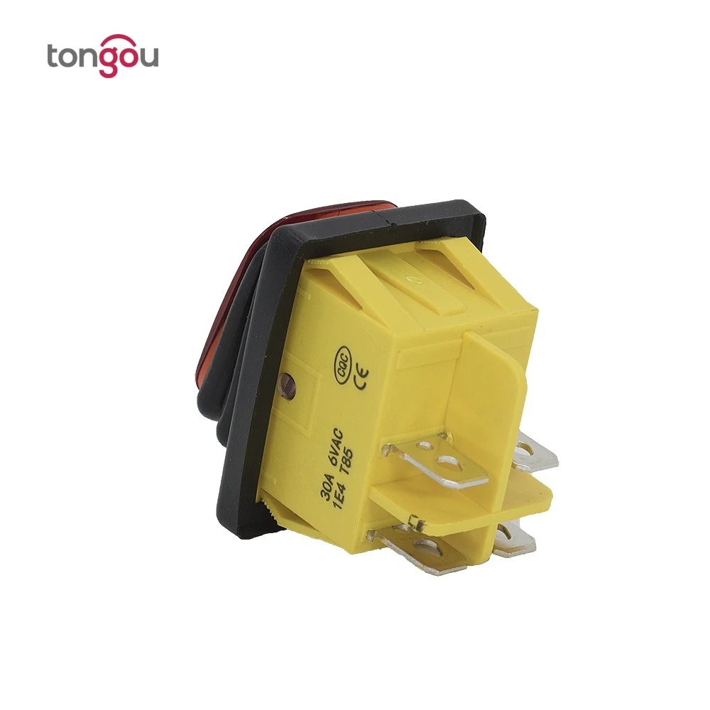 30A/250V 4 Pin DPST IP67 t85 море светодиодный Водонепроницаемый авто лодка морской кулисный