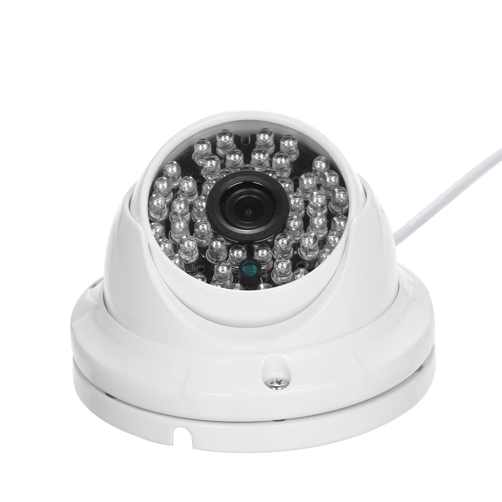 CCTV камера 1/" CMOS Цвет 1080P Высокое разрешение 24 лампы ночного видения Крытый купольная камера аналоговая камера безопасности