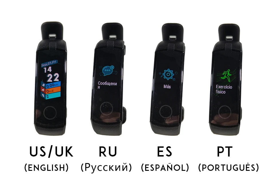 huawei Honor Band 4 стандартная версия Смарт-браслет цветной экран сенсорная панель монитор сердечного ритма сна