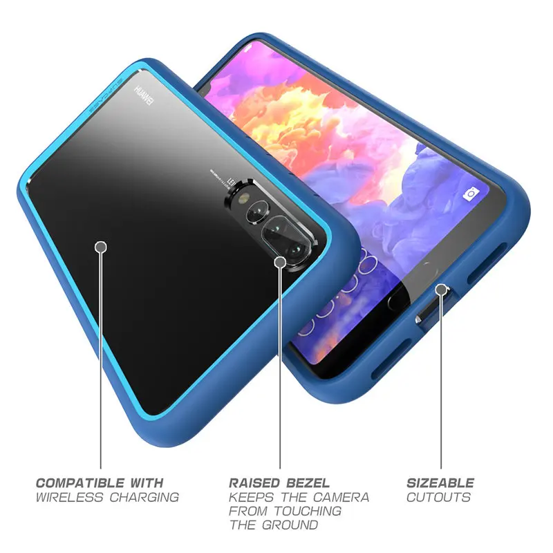 For Huawei P20 Pro Case SUPCASE UB Style Series Anti-knock Premium Hybrid Protective TPU Bumper + PC Clear Back Cover |