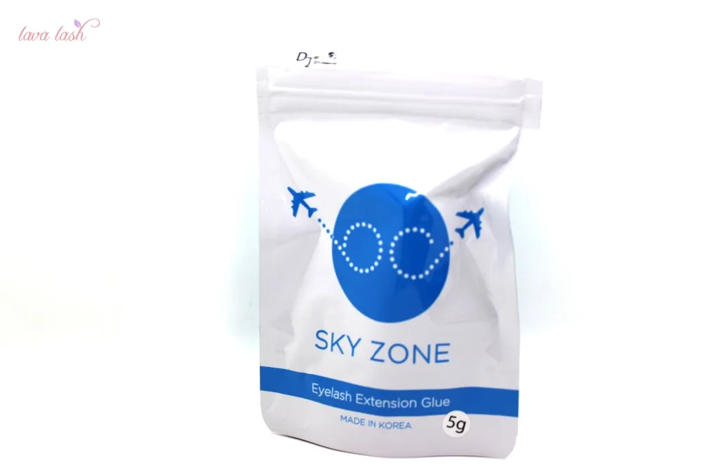 Южная Корея сильнейший Sky Zone клей для ресниц 5 мл 10 бутылок/лот бренд быстросохнущий клей