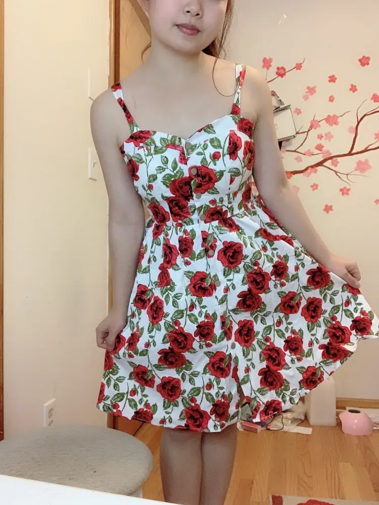 Boho, винтажное летнее Короткое мини платье с цветочным принтом на тонких бретелях, вечерние платья в горошек, повседневные женские пляжные ретро платья для отдыха