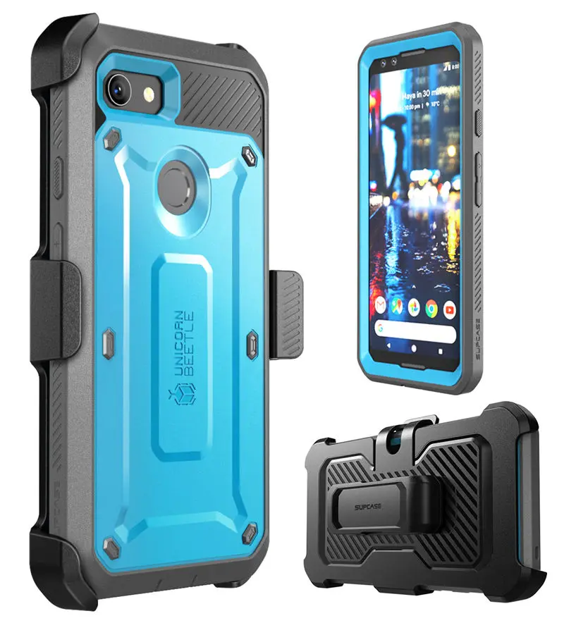 Чехол для телефона Google Pixel 3, чехол SUP, чехол UB Pro Series, прочная кобура, чехол-клипса со встроенной защитной пленкой