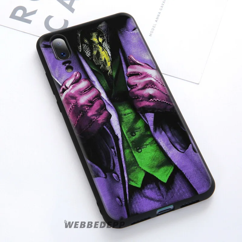 Мягкий чехол WEBBEDEPP The Dark Knight Joker для Huawei P30 P20 Pro P10 P9 Lite 2017 P Smart 2019 &amp Nova 3 3i Y9 |