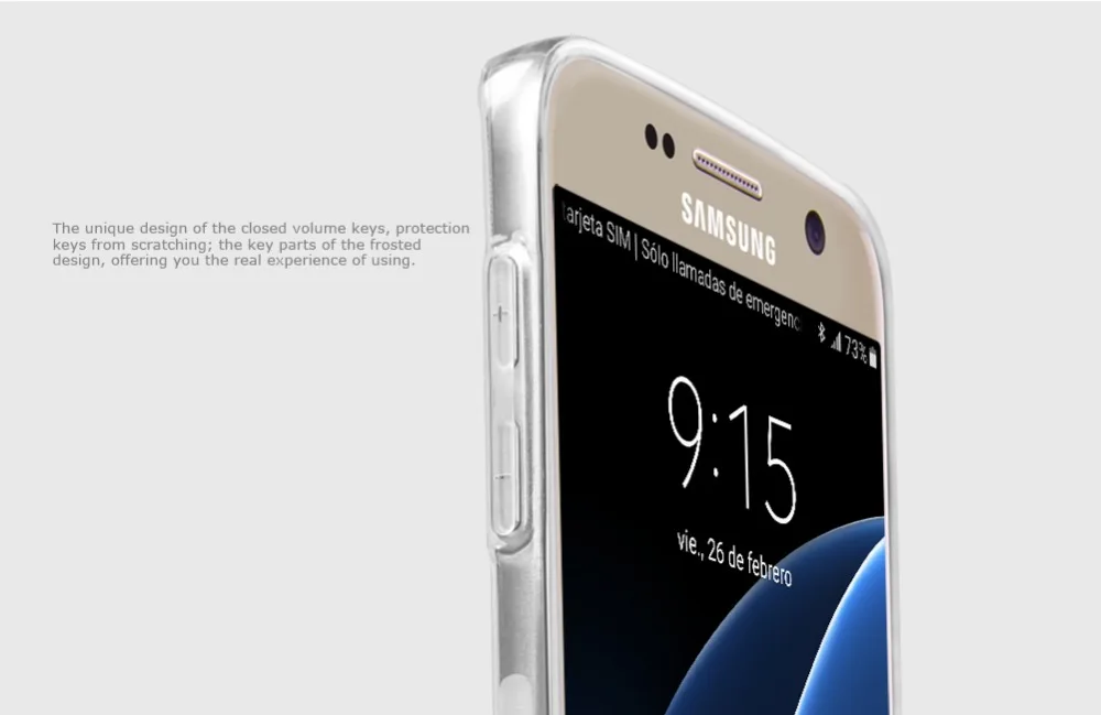 Для Samsung Galaxy S7/S7 Edge и Примечание 7 чехол Nillkin Nature прозрачный мягкий Силиконовый ТПУ