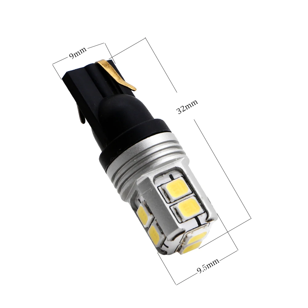 YM E яркие 50 шт в наборе T10 194 168 W5W 2835 10 SMD светодиодный светильник лампа для чтения