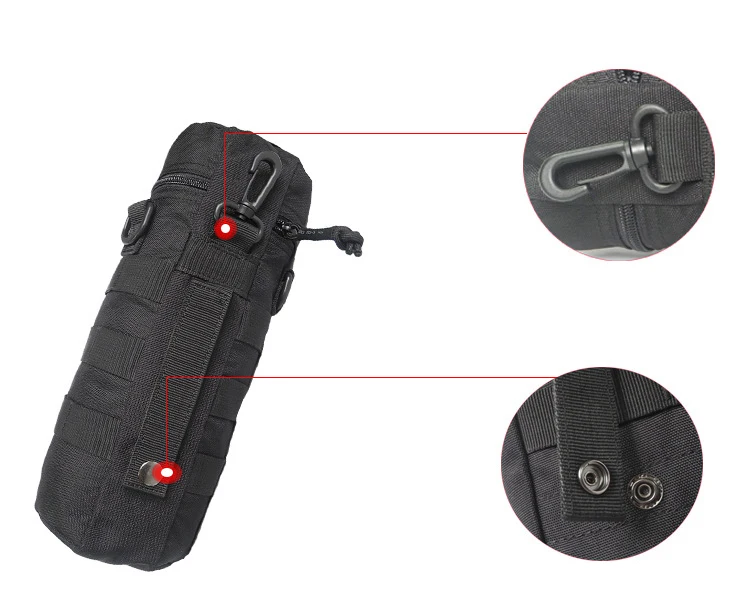 Открытый Чехол для бутылки воды Военная Тактическая Molle чайник многофункциональная поясная сумка карманы Повседневная Экипировка Кемпинг Туризм езда
