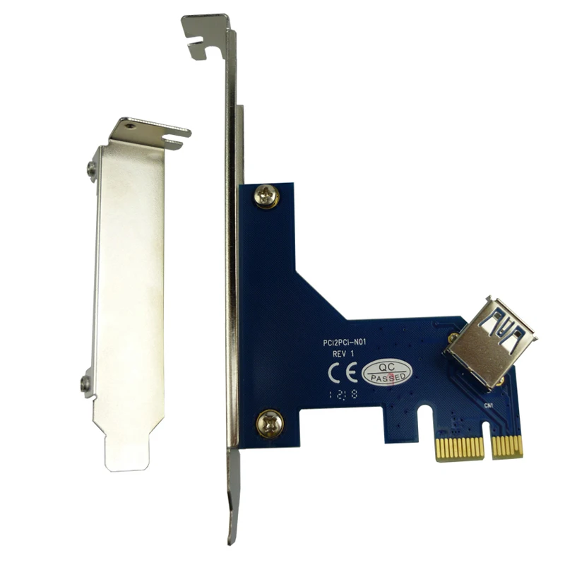 PCIe x1 до 2 портов PCI слоты для карт адаптер видеокарты|pcie x1|pci slot cardpci |