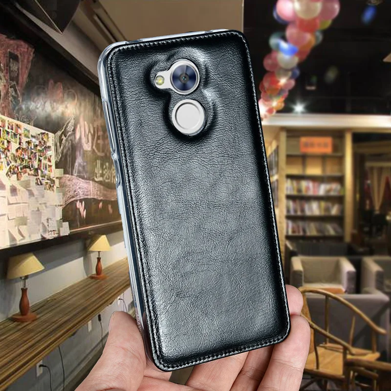 For Huawei Honor 6A Case Silicone Leather Back Cover Phone Cases DLI-TL20 DLI-AL10 5.0 Honor6A Coque |