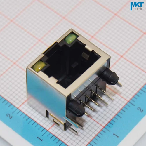 20 шт образец 56 серии 15 6 мм 10P8C женский RJ45 Ethernet PCB Модульный терминала разъем Jack с 2