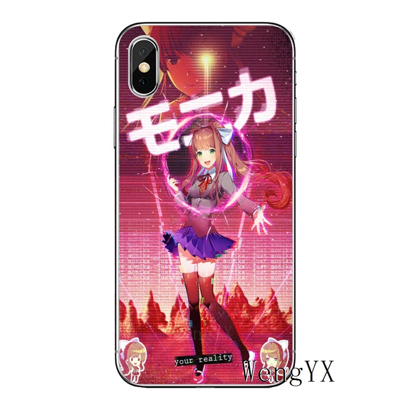 Doki Literature Club Аниме для Xiaomi Redmi S2 5 plus 6A 4A 4x Note 3 4 5 5A 6 Pro Pocophone F1 TPU мягкий чехол для телефона чехол - Цвет: Literature-Club-A-11