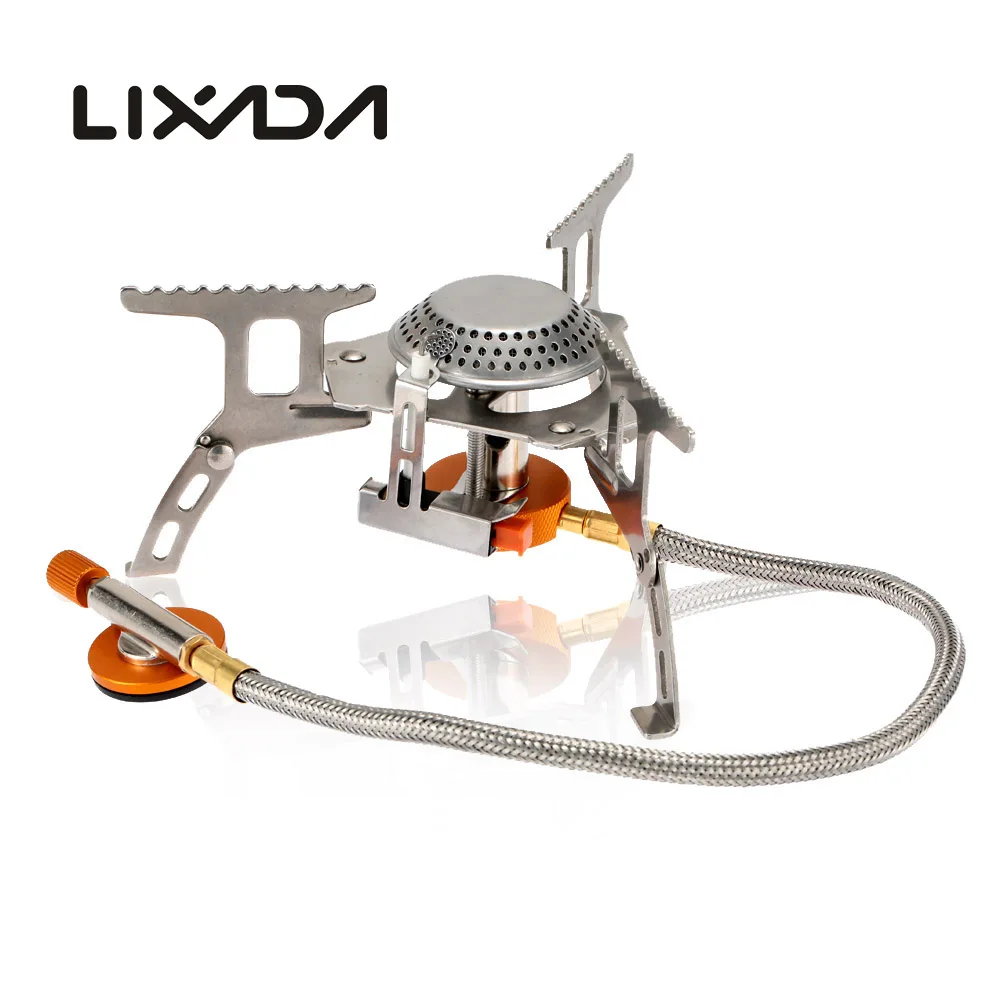 Газовая мини-горелка Lixada 3000 Вт из нержавеющей стали | Спорт и развлечения