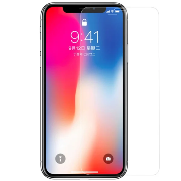 Benks закаленное стекло с узкими краями для iphone 5,8 ''XS MAX 6,5'' XR 6," HD полное покрытие защита экрана анти синий луч Передняя пленка - Цвет: HD