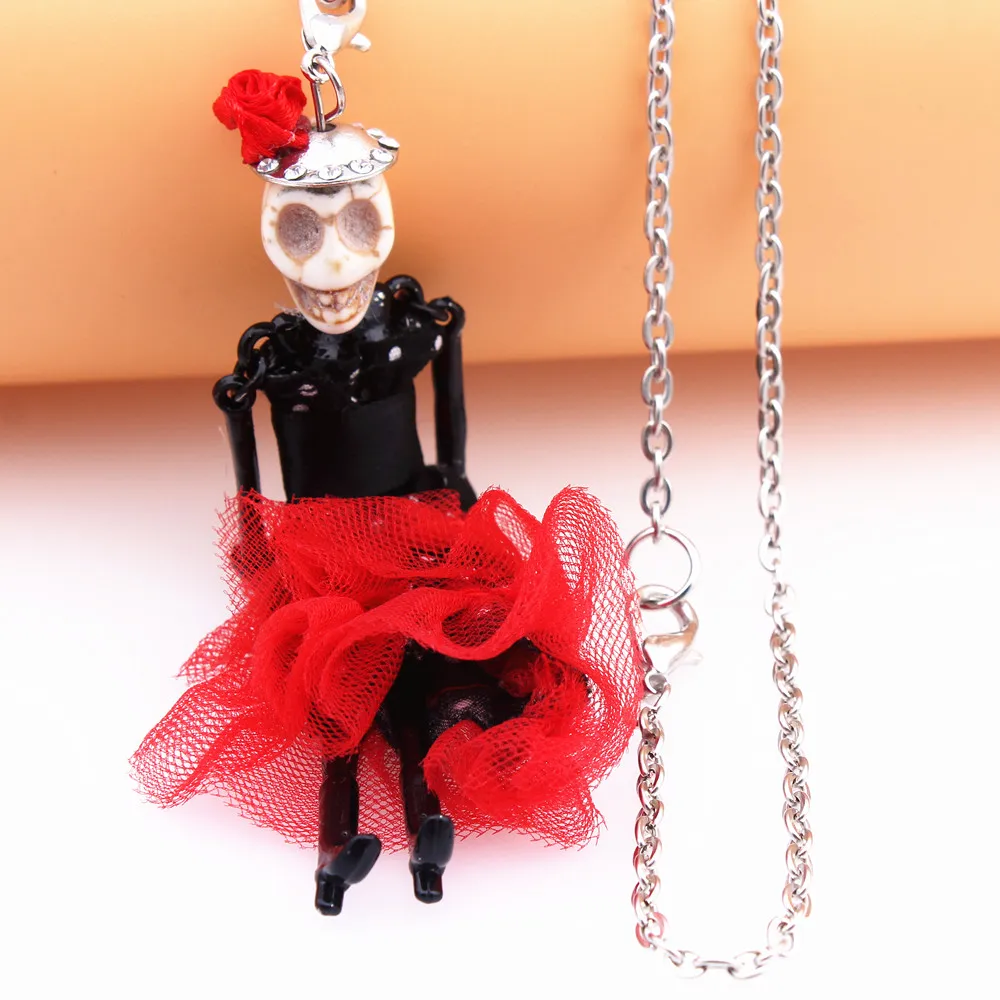 Трендовая танцевальная кукольная подвеска ручной работы в стиле Парижа длинное