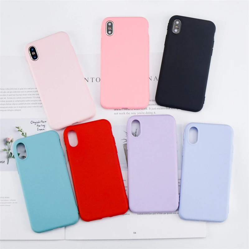 200 шт./лот Мягкий ТПУ матовый Силиконовый чехол для iphone X Оригинальный