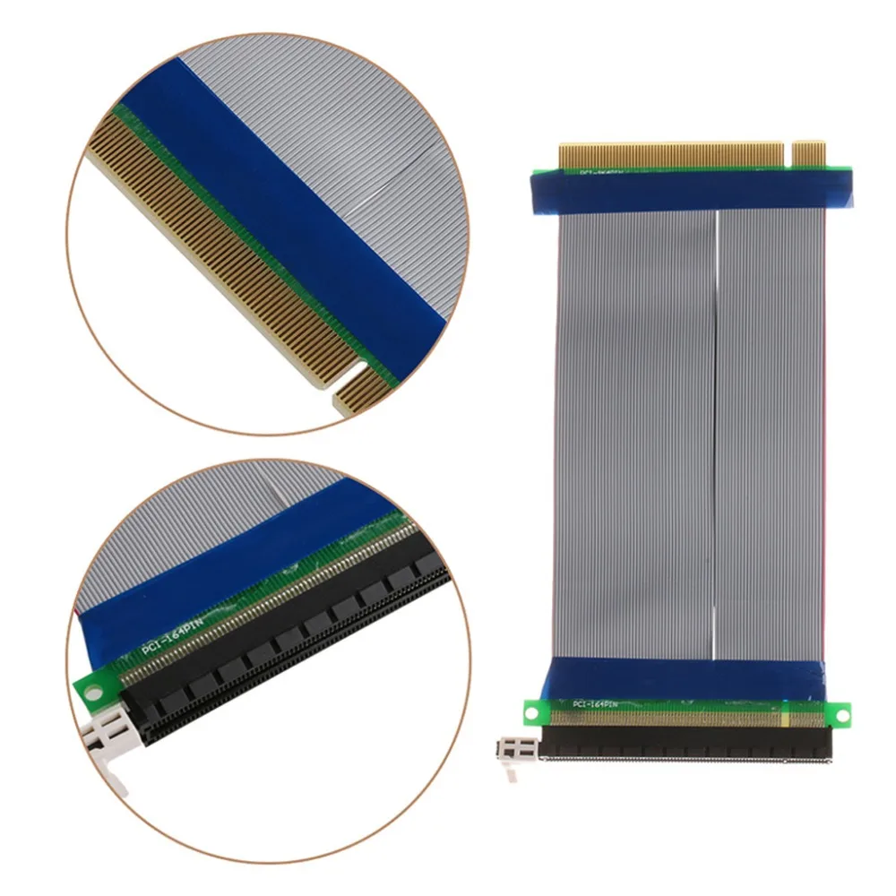 PCIe 16X PCI Express PCI-E до Райзер Расширитель карты адаптер гибкий кабель | Компьютеры и
