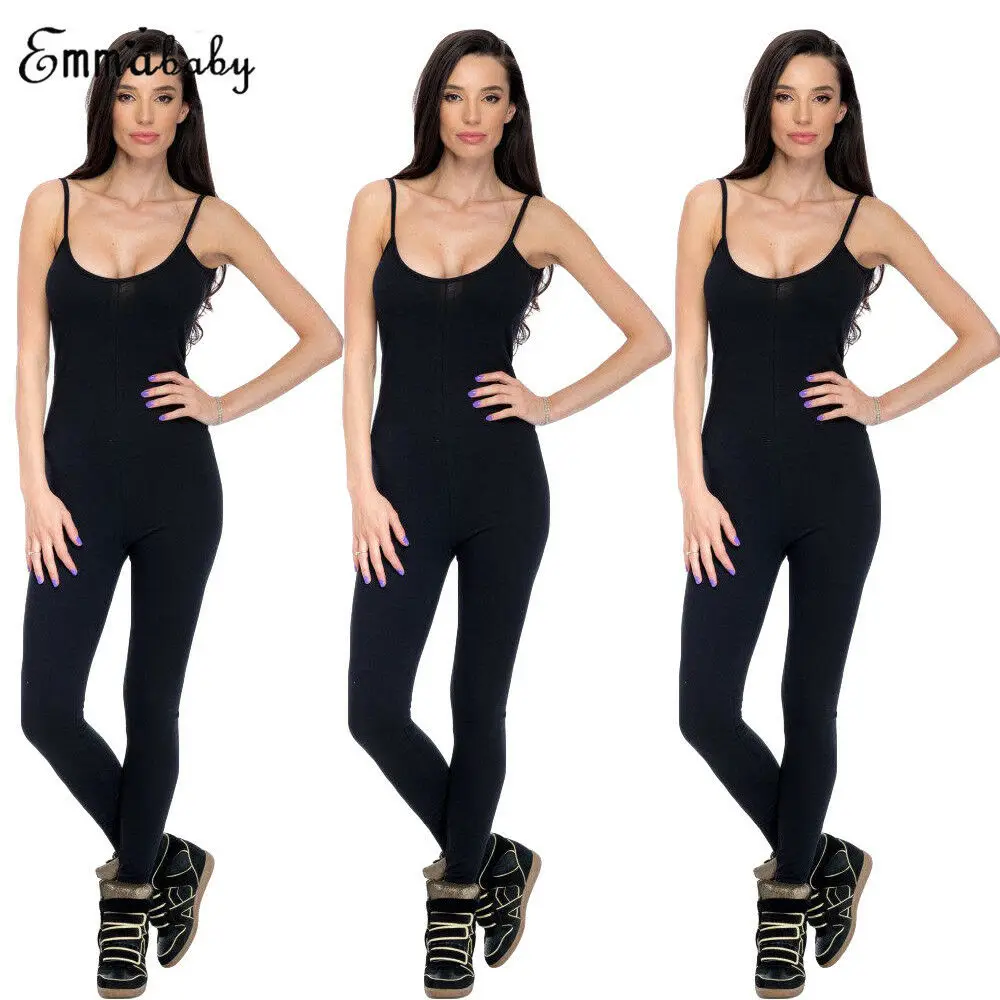 Женский спортивный комбинезон с открытой спиной костюм леггинсами для фитнеса