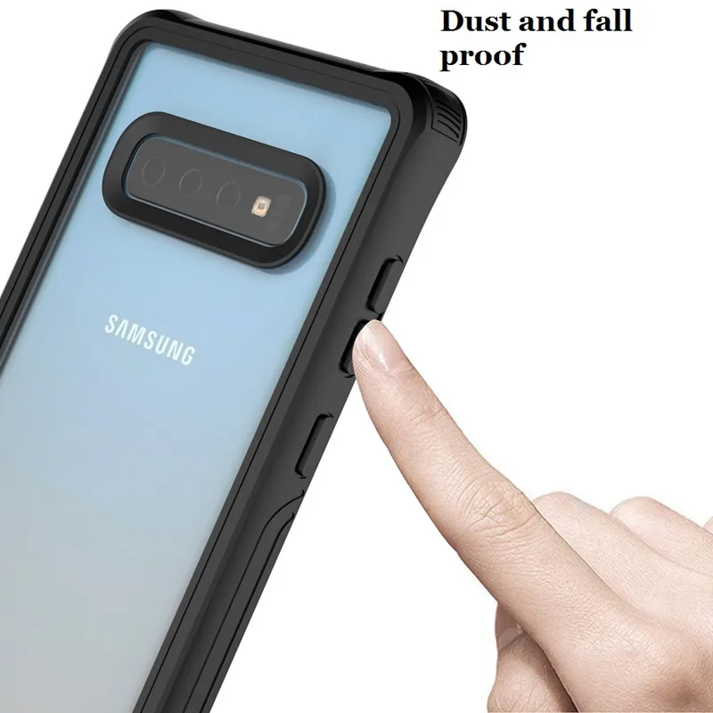 Прочный гибридный жесткий ударопрочный армированный чехол для Samsung Galaxy S10 Lite SAMSUNG