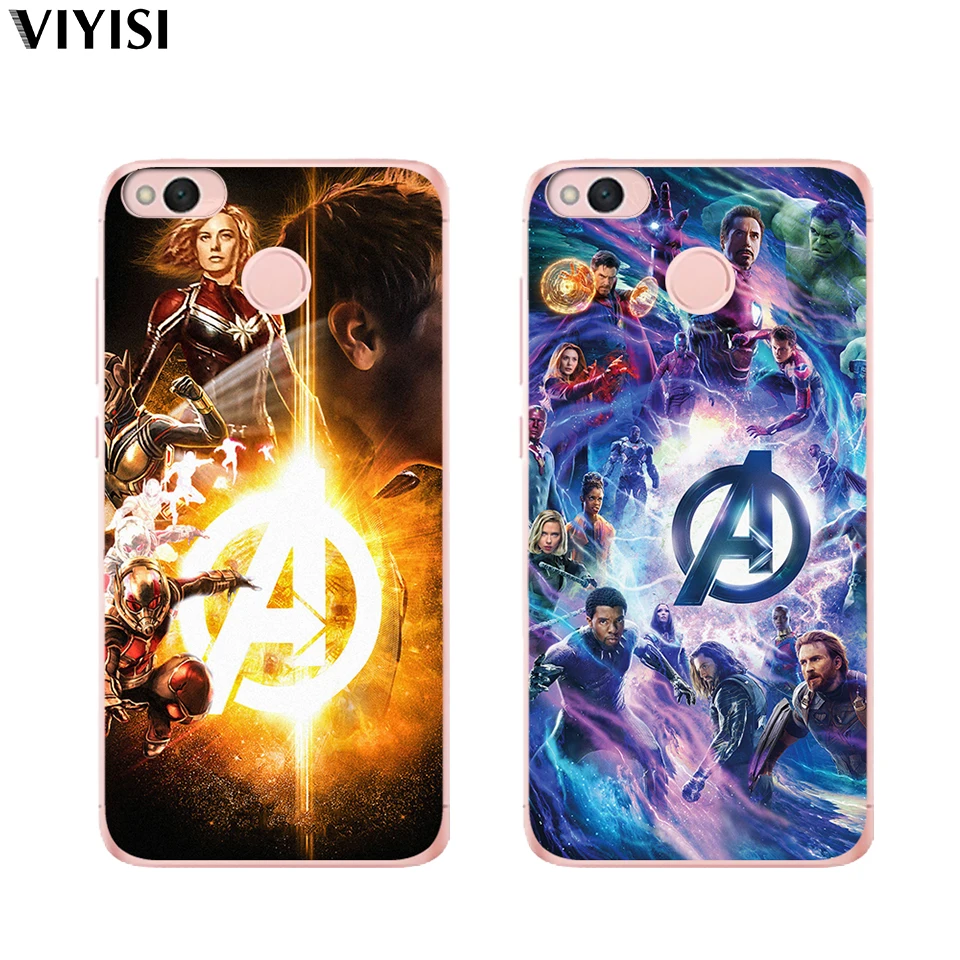 Case For Xiaomi Redmi mi 8 Mi 9 Note 5A 6 4 A2 Lite A1 4X 4A 5X Marvel Iron Man Black Widow Raytheon Soft silicone TPU Cases |