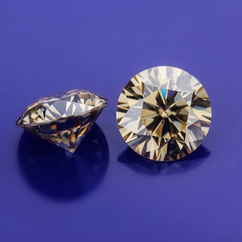 Камни для изготовления ювелирных изделий цвета шампанского 7 0 мм круглые