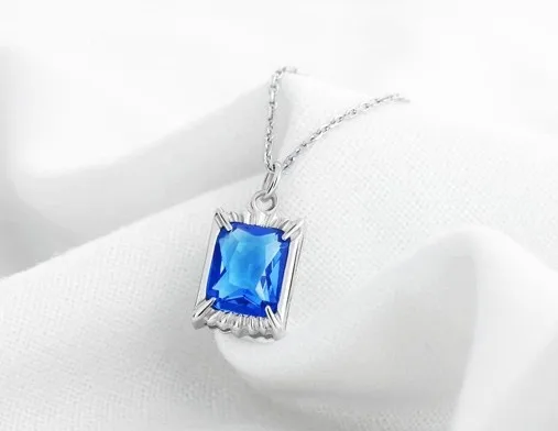 Цепочка с подвеской в подарочной коробке из серебра 925 пробы|925 pendant|necklaces pendants