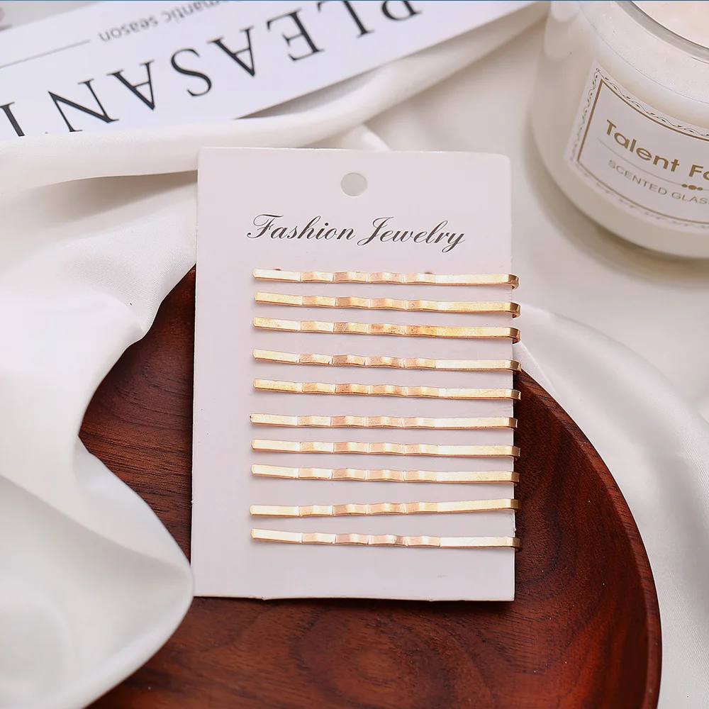 Набор заколок для волос девочек волнистый U-образный зажим заколка-клипса