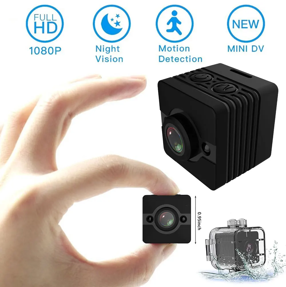 Водонепроницаемая мини камера Full HD 1080P SQ12 с датчиком движения|micro cam|mini camera fullhdmini |
