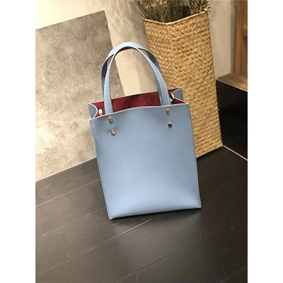DUSUN 2pcs/Set Women Bag Tassel Pure PU Leather Shoulder Crossbody Bag Women Handbag Scarves Set Large Tote Female Shopping Bag - Цвет: denim blue