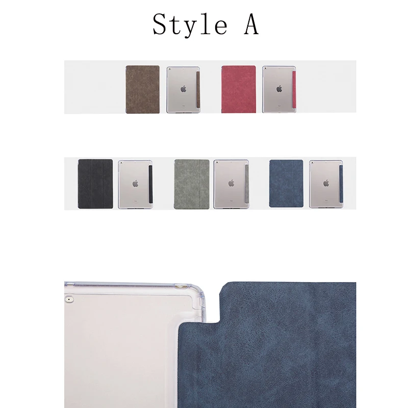 Tablet PC Protective Case Sleever For Apple ipad Air 9.7 inch Three Fold Magnetic Leather AIR A1822 A1823 A1893 A1954 | Компьютеры и