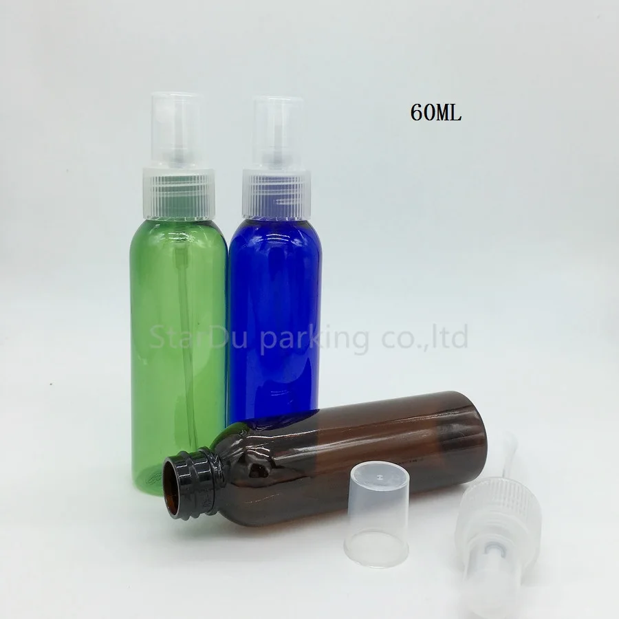

200pcs 60ML Packaging Plastic Perfume Spray Pump Bottle