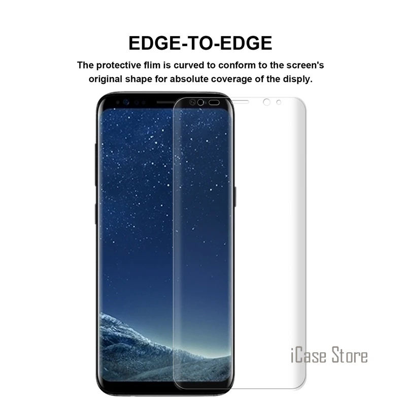 3D 9 H изогнутые закаленное Стекло Экран протектор для Samsung Galaxy S6 S7 Edge Plus S8Plus S8 защитная пленка Pelicula де Vidro случае